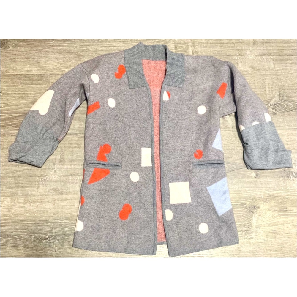 Cockerel Prague Designer Cardigan Size L